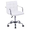 Homcom Chaises De Bureau Chaise De Bureau Blanche 1 Homcom Chaises De Bureau Chaise De Bureau Blanche -Bancs Soldes chaise de bureau blanche