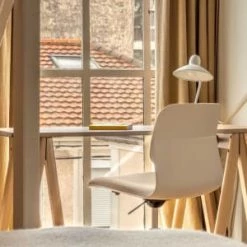 Slean Chaises De Bureau Chaise De Bureau Blanche Pivotante Sur Roulettes -Bancs Soldes chaise de bureau blanche pivotante sur roulettes 3