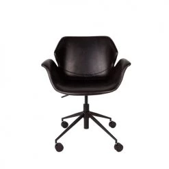Zuiver Chaises De Bureau Chaise De Bureau Design Noir -Bancs Soldes chaise de bureau design noir 2