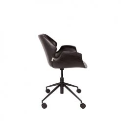 Zuiver Chaises De Bureau Chaise De Bureau Design Noir -Bancs Soldes chaise de bureau design noir 3