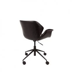 Zuiver Chaises De Bureau Chaise De Bureau Design Noir -Bancs Soldes chaise de bureau design noir 4