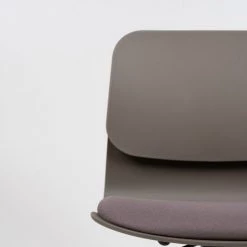 Slean Chaises De Bureau Chaise De Bureau Design Taupe Pivotante Sur Roulettes -Bancs Soldes chaise de bureau design taupe pivotante sur roulettes 5