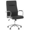 Beliani Chaises De Bureau Chaise De Bureau En Cuir PU Noir -Bancs Soldes chaise de bureau en cuir pu noir