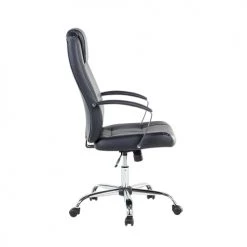 Beliani Chaises De Bureau Chaise De Bureau En Cuir PU Noir -Bancs Soldes chaise de bureau en cuir pu noir 8