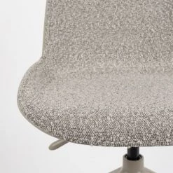 Zuiver Chaises De Bureau Chaise De Bureau En Tissu Bouclette Pivotante à Roulettes Taupe -Bancs Soldes chaise de bureau en tissu bouclette pivotante a roulettes taupe 5