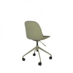 Zuiver Chaises De Bureau Chaise De Bureau En Tissu Bouclette Pivotante à Roulettes Vert -Bancs Soldes chaise de bureau en tissu bouclette pivotante a roulettes vert 3