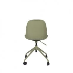 Zuiver Chaises De Bureau Chaise De Bureau En Tissu Bouclette Pivotante à Roulettes Vert -Bancs Soldes chaise de bureau en tissu bouclette pivotante a roulettes vert 4