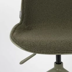 Zuiver Chaises De Bureau Chaise De Bureau En Tissu Bouclette Pivotante à Roulettes Vert -Bancs Soldes chaise de bureau en tissu bouclette pivotante a roulettes vert 5