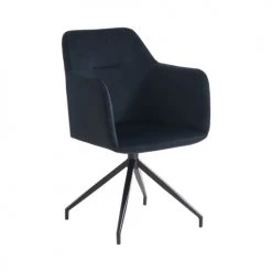 Drawer Chaises De Bureau Chaise De Bureau En Velours Noir -Bancs Soldes chaise de bureau en velours noir 2