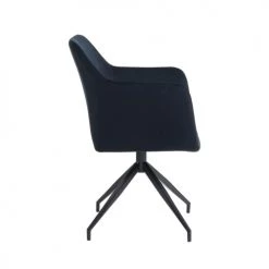 Drawer Chaises De Bureau Chaise De Bureau En Velours Noir -Bancs Soldes chaise de bureau en velours noir 3