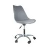 The Home Deco Factory Chaises De Bureau Chaise De Bureau Grise -Bancs Soldes chaise de bureau grise