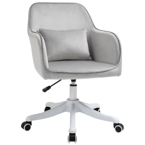 Homcom Chaises De Bureau Chaise De Bureau Massante Velours 3 Homcom Chaises De Bureau Chaise De Bureau Massante Velours