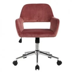 Urban Meuble Chaises De Bureau Chaise De Bureau Moderne En Velours Rose