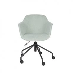 Drawer Chaises De Bureau Chaise De Bureau Pivotante à Roulettes Vert D'eau