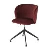 Maisons Du Monde Chaises De Bureau Chaise De Bureau Pivotante En Velours Terracotta -Bancs Soldes chaise de bureau pivotante en velours terracotta 1000 0 8 218620 1