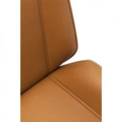 Kare Design Chaises De Bureau Chaise De Bureau Pivotante Réglable à Roulettes Marron -Bancs Soldes chaise de bureau pivotante reglable a roulettes marron 2