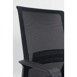 Kare Design Chaises De Bureau Chaise De Bureau Pivotante Réglable à Roulettes Noire -Bancs Soldes chaise de bureau pivotante reglable a roulettes noire 17