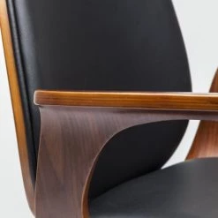 Kare Design Chaises De Bureau Chaise De Bureau Pivotante Réglable à Roulettes Noire -Bancs Soldes chaise de bureau pivotante reglable a roulettes noire 4