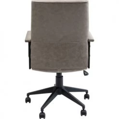 Kare Design Chaises De Bureau Chaise De Bureau Pivotante Réglable à Roulettes Taupe -Bancs Soldes chaise de bureau pivotante reglable a roulettes taupe 2