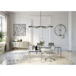 Kare Design Chaises De Bureau Chaise De Bureau Réglable à Roulettes Grise Et Acier Chromé -Bancs Soldes chaise de bureau reglable a roulettes grise et acier chrome 1