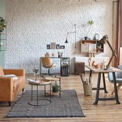 Maisons Du Monde Chaises De Bureau Chaise De Bureau Réglable à Roulettes Marron -Bancs Soldes chaise de bureau reglable a roulettes marron 1000 3 16 217603 5