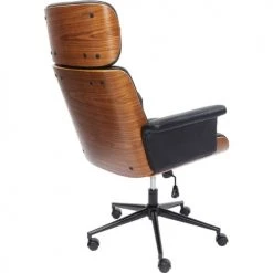Kare Design Chaises De Bureau Chaise De Bureau Réglable à Roulettes Noire -Bancs Soldes chaise de bureau reglable a roulettes noire 2