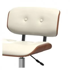 Rendez Vous Déco Chaises De Bureau Chaise De Bureau Réglable Blanche En PU 49/61cm 12 Rendez Vous Déco Chaises De Bureau Chaise De Bureau Réglable Blanche En PU 49/61cm -Bancs Soldes chaise de bureau reglable blanche en pu 49 61cm 4