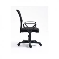 Nordlys Chaises De Bureau Chaise De Bureau Réglable En Tissu Noir -Bancs Soldes chaise de bureau reglable en tissu noir 2