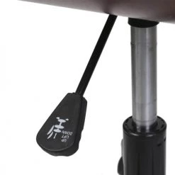 Altobuy Chaises De Bureau Chaise De Bureau Simili Noir Et Contreplaqué Marron -Bancs Soldes chaise de bureau simili noir et contreplaque marron 3