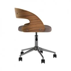 Rendez Vous Déco Chaises De Bureau Chaise De Bureau Sur Roulettes En Bois Et Velours Taupe 11 Rendez Vous Déco Chaises De Bureau Chaise De Bureau Sur Roulettes En Bois Et Velours Taupe -Bancs Soldes chaise de bureau sur roulettes en bois et velours taupe 3