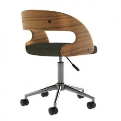 Rendez Vous Déco Chaises De Bureau Chaise De Bureau Sur Roulettes En Bois Et Velours Vert Olive 13 Rendez Vous Déco Chaises De Bureau Chaise De Bureau Sur Roulettes En Bois Et Velours Vert Olive -Bancs Soldes chaise de bureau sur roulettes en bois et velours vert olive 5