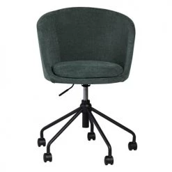 Zago Chaises De Bureau Chaise De Bureau Tissu Soft Touch Gris Bleu