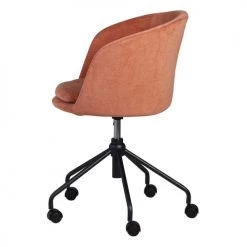 Zago Chaises De Bureau Chaise De Bureau Tissu Soft Touch Saumon -Bancs Soldes chaise de bureau tissu soft touch saumon 4