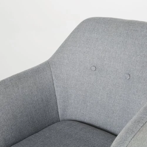 Maisons Du Monde Chaises De Bureau Chaise De Bureau Vintage Grise Claire 5 Maisons Du Monde Chaises De Bureau Chaise De Bureau Vintage Grise Claire – Image 3