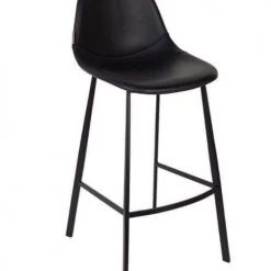 Dutchbone Chaises Et Tabourets De Bar Chaise De Comptoir Aspect Cuir Noir
