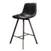 Mathi Design Chaises Et Tabourets De Bar Chaise De Comptoir Aspect Cuir Noir 1 Mathi Design Chaises Et Tabourets De Bar Chaise De Comptoir Aspect Cuir Noir -Bancs Soldes chaise de comptoir aspect cuir noir 4