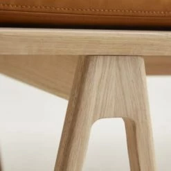 WOUD Bancs Chaise Longue Level Cuir Marron 190x41x76 Cm -Bancs Soldes chaise longue level cuir marron 190x41x76 cm 6