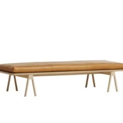 WOUD Bancs Chaise Longue Level Cuir Marron 190x41x76 Cm -Bancs Soldes chaise longue level cuir marron 190x41x76 cm 7