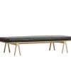 WOUD Bancs Chaise Longue Level Cuir Noir 190x41x76 Cm 2 WOUD Bancs Chaise Longue Level Cuir Noir 190x41x76 Cm -Bancs Soldes chaise longue level cuir noir 190x41x76 cm