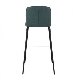 Zago Chaises Et Tabourets De Bar Chaise Plan De Travail Tissu Bleu Foncé Piètement Métal H65 Cm -Bancs Soldes chaise plan de travail tissu bleu fonce pietement metal h65 cm 3