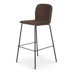 Zago Chaises Et Tabourets De Bar Chaise Plan De Travail Tissu Ombre Piètement Métal H65 Cm -Bancs Soldes chaise plan de travail tissu ombre pietement metal h65 cm 4