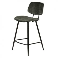 Zago Chaises Et Tabourets De Bar Chaise Plan De Travail Velours Vert Pieds Métal Noir H68 Cm -Bancs Soldes chaise plan de travail velours vert pieds metal noir h68 cm 2