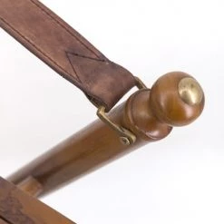 MOYCOR Chaises De Bureau Chaise Pliante En Cuir Marron   -Bancs Soldes chaise pliante en cuir marron 3