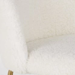 Maisons Du Monde Chaises Et Tabourets De Bar Chaise Pour îlot Central à Bouclettes Blanches H65 -Bancs Soldes chaise pour ilot central a bouclettes blanches h65 1000 13 13 216083 4