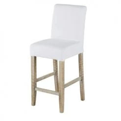 Maisons Du Monde Chaises Et Tabourets De Bar Chaise Pour îlot Central à Housser Pieds En Pin H65