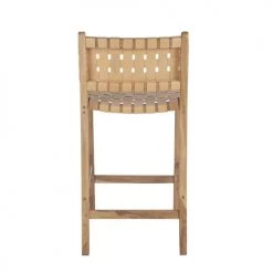 Maisons Du Monde Chaises Et Tabourets De Bar Chaise Pour îlot Central En Cuir De Buffle Caramel Et Bois De Manguier Et Acacia H65 -Bancs Soldes chaise pour ilot central en cuir de buffle caramel et bois de manguier et acacia h65 1000 2 36 219591 4