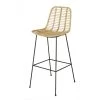 Maisons Du Monde Chaises Et Tabourets De Bar Chaise Pour îlot Central En Rotin Et Métal Noir H65 -Bancs Soldes chaise pour ilot central en rotin et metal noir h65 1000 6 22 219782 1
