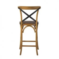 Maisons Du Monde Chaises Et Tabourets De Bar Chaise Pour îlot Central En Rotin, Hêtre Et Métal Noir H65 -Bancs Soldes chaise pour ilot central en rotin hetre et metal noir h65 1000 14 26 210151 3