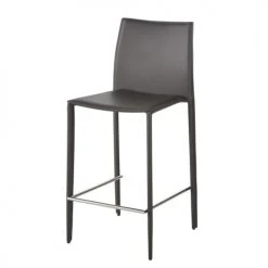 Maisons Du Monde Chaises Et Tabourets De Bar Chaise Pour îlot Central En Synderme Gris