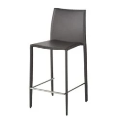 Maisons Du Monde Chaises Et Tabourets De Bar Chaise Pour îlot Central En Synderme Noir H65 -Bancs Soldes chaise pour ilot central en synderme gris klint 1000 8 0 210043 1 1